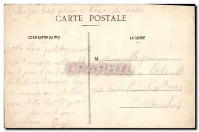 CPA Troyes Le Chevet de la Cathedrale — Verso