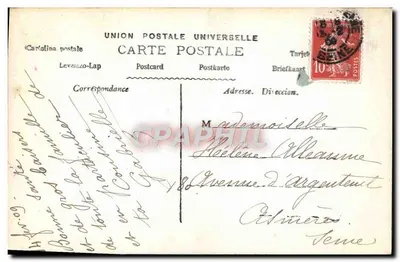 Fille tenant un bouquet de roses — Heureux Anniversaire — SPR, n° 505 — Verso