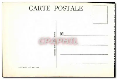 Caballeros en acción — Editor Georges Lang, París — Reverso