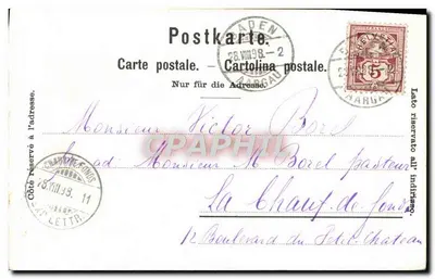 Hotel LIMMATHOF — Baden, Suiza — J. BÖRSINGER, No. 6 — Reverso