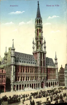 Bruxelas — Hotel de Ville — Edit. Cl. B. Bruxelas