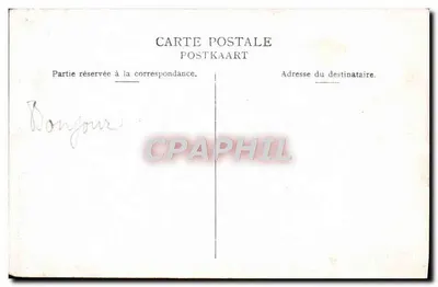 Pałac Holandii — Wystawa Uniwersalna w Gandzi 1913 — wydawca nieodczytalny — Rewers