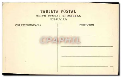 Fuenterrabía (Processione del Venerdì Santo) — Mater Dolorosa — Union Postal Universal Spagna — Verso