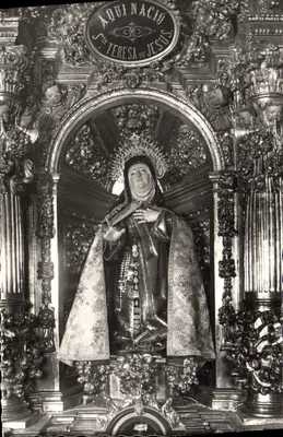 Igreja de Santa Teresa — Imagem da Santa Tereza — Edições Garrido, Zaragoza