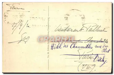 Istambul: Vista Geral Alto Bósforo — Edição Zellîtâr Frères, Constantinopla, Número 18 — Verso