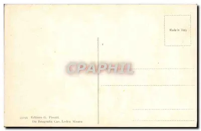 시칠리아 전통 의상 여성 — 발행자 G. Pinotti, 번호 35195 — 뒷면