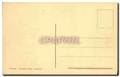 सिराकुज़ा - प्रांतीय वेशभूषा — प्रकाशक रामेल्ला फियूमे विंसेंज़ो — पीछे