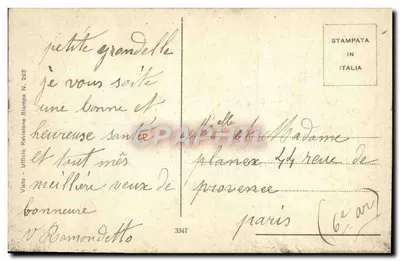 Pociąg Weneckie — Witaj z Wenecji — wydawca Viato, nr 293 — Rewers