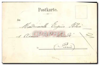 Kobieta na rowerze w równowadze — widok z lotu ptaka z Bad Elster — wydawca Robert Graul, nr 905 — Rewers