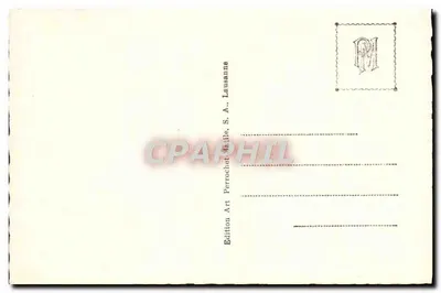 Lausanne — O Castelo — Edição Art Perrochat, S.A., Lausanne, n° 150 — Verso