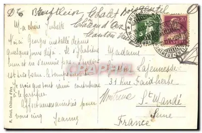 Castelo de Oex — O Grande Hotel — R. L. 251 — Verso