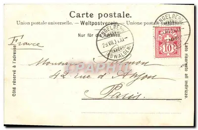 Hotel Rütlihaus — Angelberg — Phot. und Verlag R. Beeler, Brunnen, n° 169 — Verso