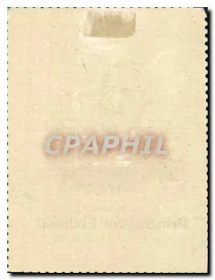Prinzregent Luitpold von Bayern — retrato en uniforme — editor desconocido, número de serie no visible — Reverso