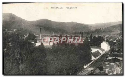 Massevaux — Visão geral — Editor: Antiquários Editores de Nancy, n° 2116