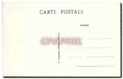 Pornic (Loire-Inf.) — Diante da Costa da Noëveillard — F. Chapeau, editor em Nantes — Verso