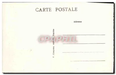 Pornic (Loire-Inf.) — Brzeg i plaża Małej Birochère — F. Chapeau, Nantes — Rewers