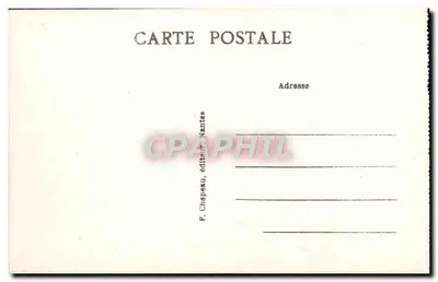 Pornic (Loire-Inf.) — Widok portu, zdjęcie z Chaussée — F. Chapeau, wydawca Nantes — Rewers