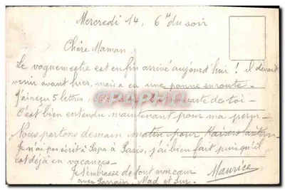 Kreuznach — Caserna de Grivesnes — editor desconhecido, n° 1447 — Verso