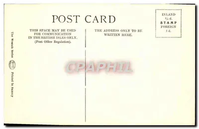 Ballater Pass — widok krajobrazu z górami — seria The Wrench Nr 7389 — Rewers