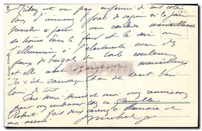 Triberger Wasserfall — wodospad w kanionie leśnym — wydawca nieodczytalny — Rewers
