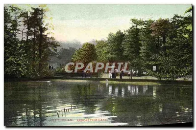 Nottingham, Lago do Arboretum — Tuck's Post Card (Reg.)