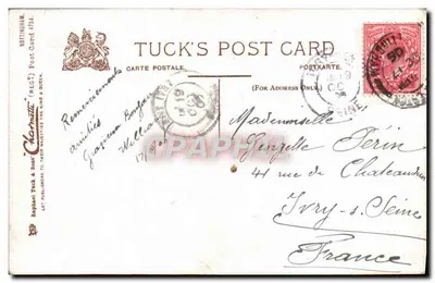 Nottingham, Lago do Arboretum — Tuck's Post Card (Reg.) — Verso
