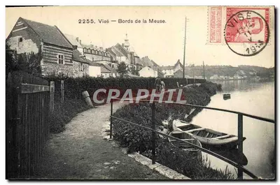 Visé — Bordas do rio Meuse — Editor: E. Van der Zypen, n° 2255
