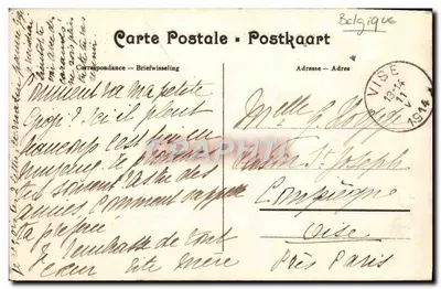 Visé — Bordas do rio Meuse — Editor: E. Van der Zypen, n° 2255 — Verso