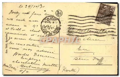 Namur-Citadelle — Wjazd do Miasta przez Kursaál — wydawca N. Leys — Rewers
