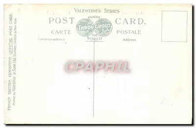 Dwór Honorowy — Francusko-Brytyjska, Wystawa w Londynie, 1908 — seria Valentine's — Rewers