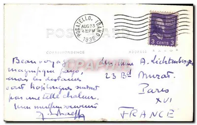 HF Bar Ranch — Saddlestring, Wyoming — editore sconosciuto, numero di serie non visibile — Verso