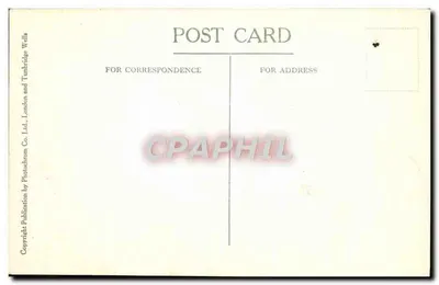 Bettws-y-Coed. Cachoeira dos Andorinhas — editor Phototchrom Wells & Co. Ltd., n° 3430 — Verso