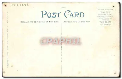 Salem Square, York, PA. — place publique avec monument et drapeau américain — éditeur 'BARGAIN HOUSE, YORK, PA.' — Verso