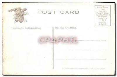O Capitólio, Harrisburg, Pensilvânia — editor H. C. 97-14 — Verso
