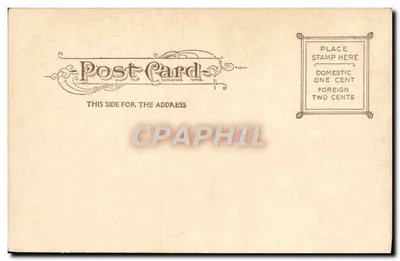 Tumba de Washington — Mt. Vernon, Va. — Souvenir Post Card Co. n° 4754 — Verso