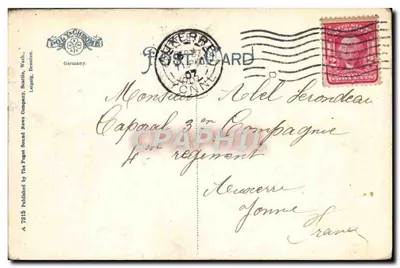 Scena w parku Leshi — Seattle, Wash. — Polychrome, nr 7315 — Rewers