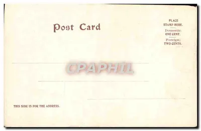 Post Office Washington, D.C. — editor F.C. Dopp, Milwaukee, n° 259 — Verso