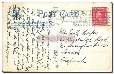Capitólio visto da fonte Bartholdi, Washington D.C. — edição da firma Wirth & Co. — Verso