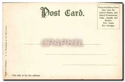 U.S. Treasury, Washington D.C. — editor A. C. Bosseleman & Co., n° 270 — Verso