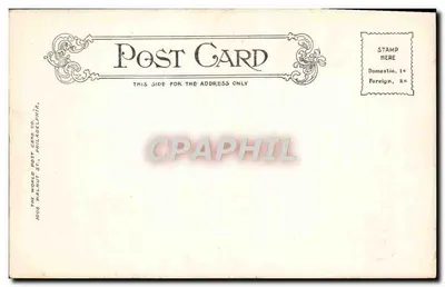 The Mary J. Dressel Home — Philadelphia — The World Post Card Co. — Rückseite