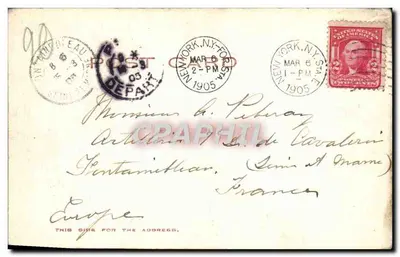 Chestnut Street, Urząd pocztowy, Filadelfia, Pa. — National Art Views Co. N° 251 — Wydawca: National Art Views Co. N.Y. City — Rewers