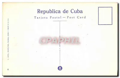 Havana: Capela Memorial de Colombo — El Templete — C.T. Art Obispo, série OB-H1118 — Verso