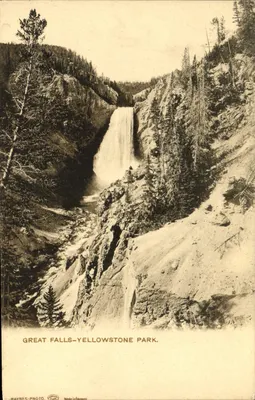 Great Falls — Yellowstone Park — Maynes Photo