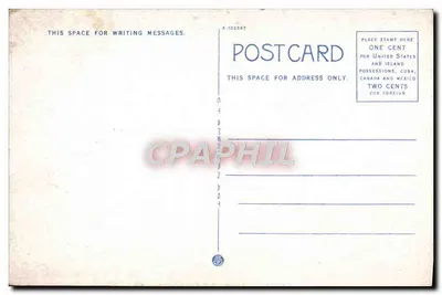 Soule Hall, Universidade da Geórgia, Athens, GA — editor A-102387 — Verso