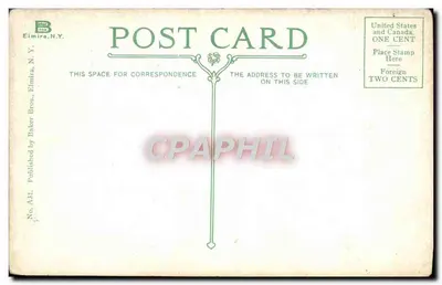 The Pools in Winter, Watkins Glen, N.Y. — Wydawca Baker Bros., Elmira, N.Y. — Nr A31 — Rewers
