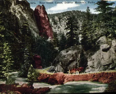 Bear Creek Canon, Denver Mountain Parks — n° 5974 — editor não visível