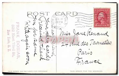 New York Stock Exchange, Broad Street — editore Henry Underhill, n° 25347 — Verso