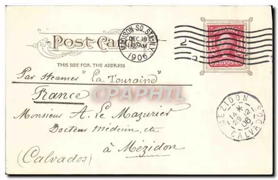 Washington Arch — New York — Souvenir Post Card Co. N.Y. 6015 — Verso