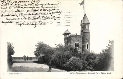 Observatório do Central Park — Nova Iorque — Souvenir Post Card Co. N.Y. n°6073