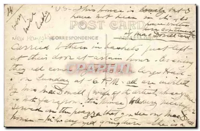 Residence of Gro. E. Adams — Peterborough, N.H. — Rückseite